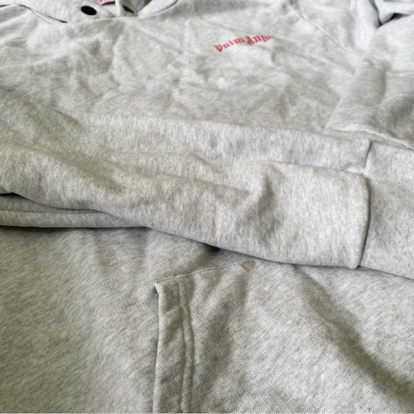 Light Grey Palm Angels Hoodie - Picture 1 of 9